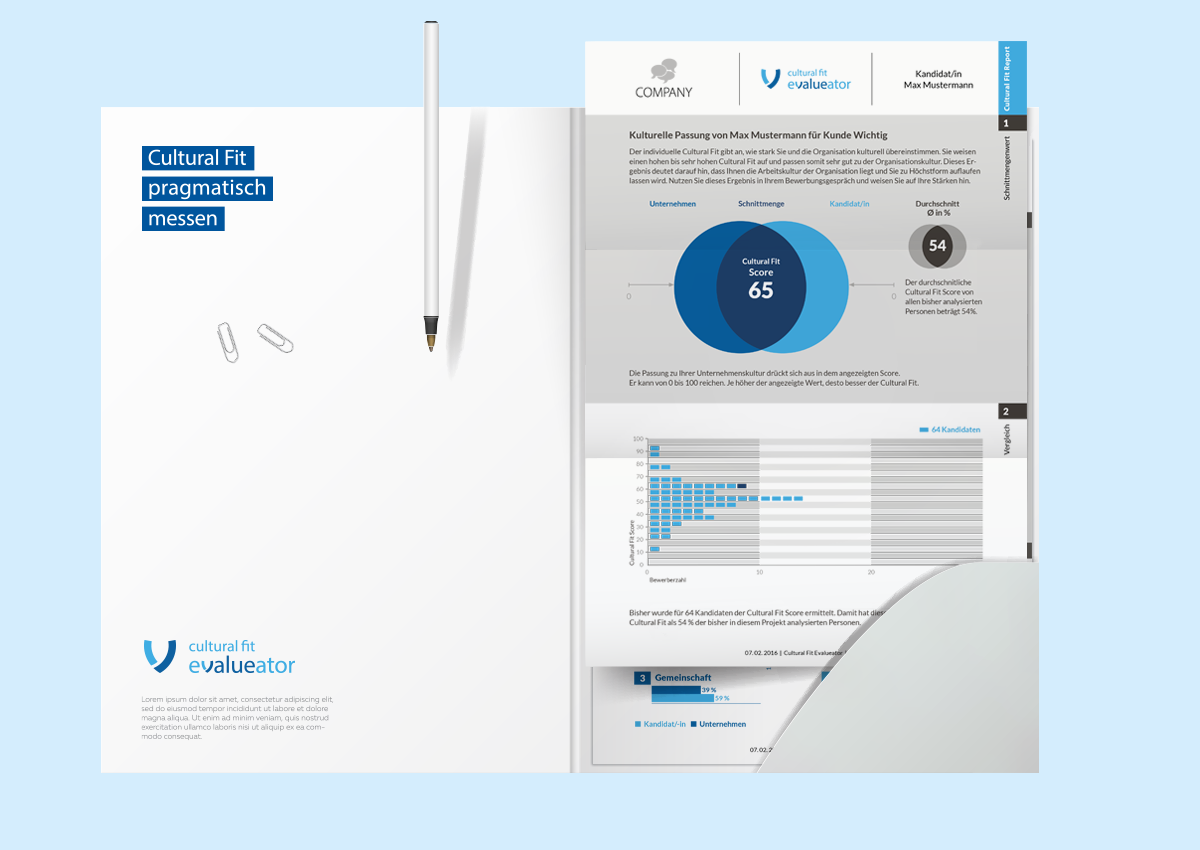 Corporate Design für ein Recruiting Tool